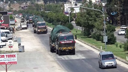 Yayladağı Sınır Kapısı’na askeri araç sevkiyatı
