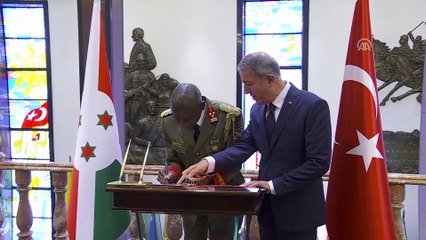 Akar, Burundi Genelkurmay Başkanı'nı kabul etti - ANKARA