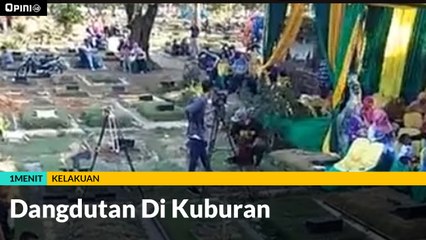#1MENIT | Dangdutan Di Kuburan