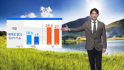 [날씨] 화요일 대체로 맑고 선선...큰 일교차 주의 / YTN