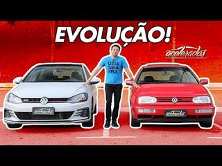 EVOLUÇÃO! Gerson mostra tudo do NOVO GOLF GTI 2019 e compara com o seu xodó de 1994! - AceleVlog #54
