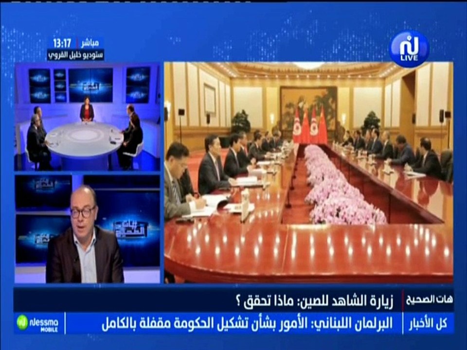هات الصحيح الجزء الثالث : زيارة الشاهد للصين ..ماذا تحقق ؟ مع الضيوف إلياس الفخفاخ وجنات بن عبد الله -قناة نسمة