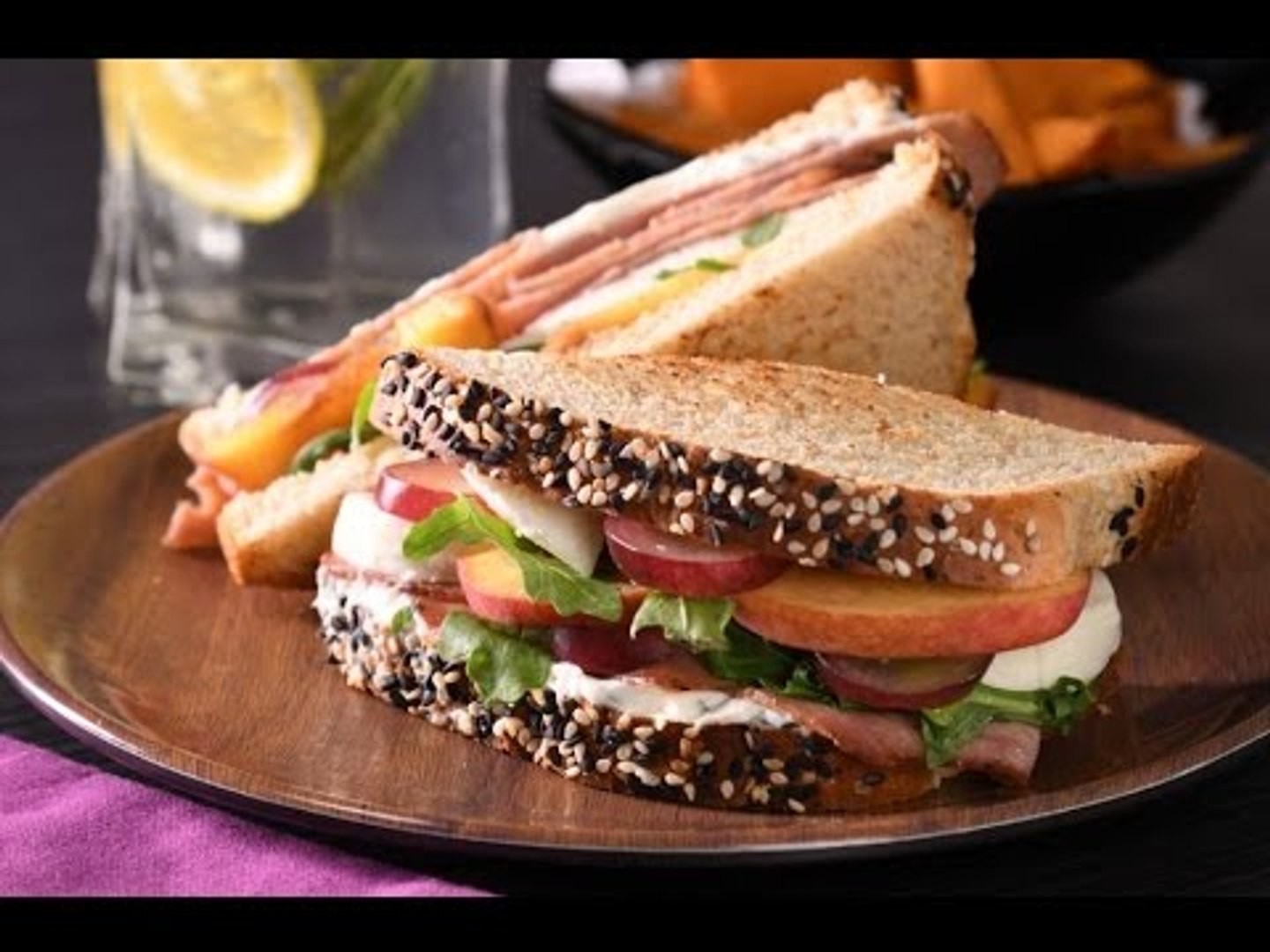 Sándwich de Pastrami, Durazno y Mozzarella - Vídeo Dailymotion