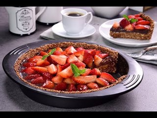 Pay de Chocolate y Caramelo con Amaranto | Pay de Chocolate