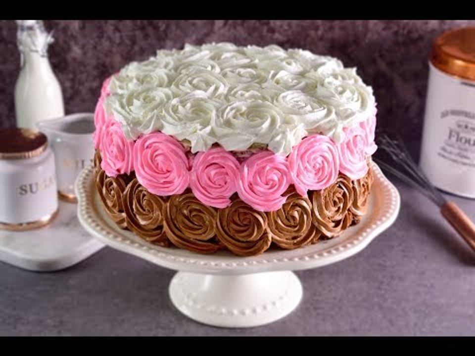 Tutorial para Decorar un Pastel con Flores de Betún - Facebook Live