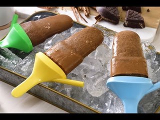 Paletas Heladas de Chocolate de Mesa con Chile