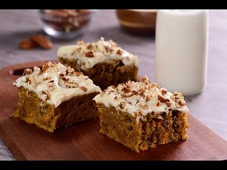 Blondies de Pastel de Zanahoria