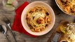 Pasta con Camarones al Ajillo Casera | Spaguetti con camarones