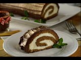 Rollo de Navidad Tiramisú | Postre Navideño