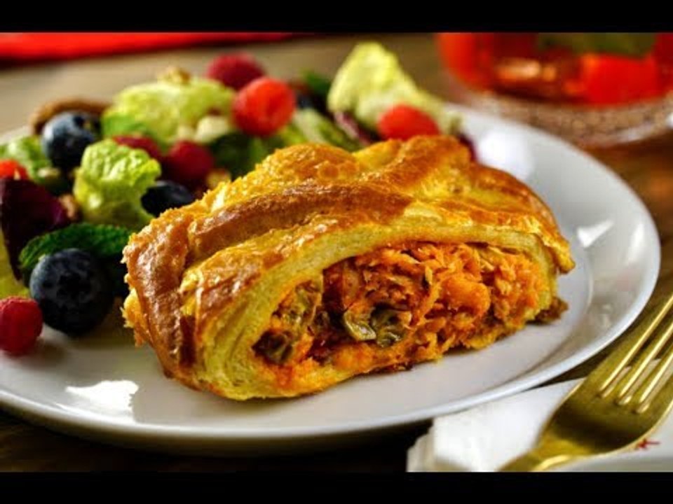 Hojaldre de Bacalao | Pasta hojaldre rellena de bacalao