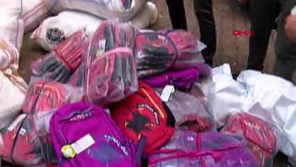 İstanbul Kağıthane'de 14 bin taklit okul çantası ve kalemlik ele geçirildi