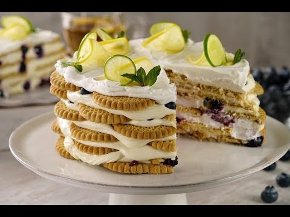 Carlota de Limón con Mora Azul | Postre de Limón con moras