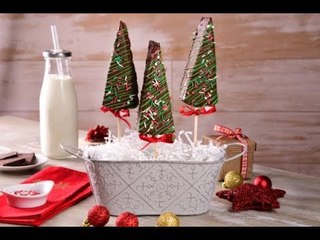 Cheesecake en Forma de Arbolito | Pastel de Queso Navideño