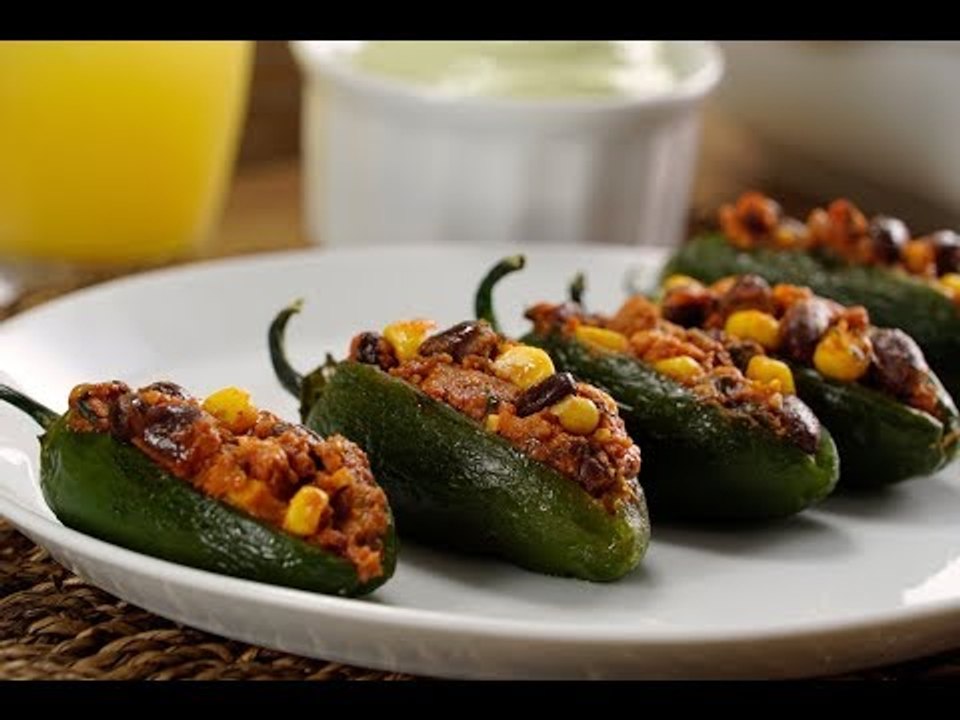 Chiles Rellenos de Chorizo | Cómo hacer CHILES rellenos