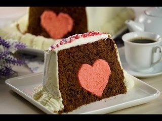 Panqué Sorpresa de Chocolate |  Cómo hacer un PANQUÉ para San Valentín