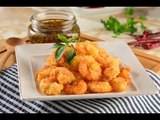 Camarones Fritos con Chimichurri de Chile | Deliciosos CAMARONES fritos