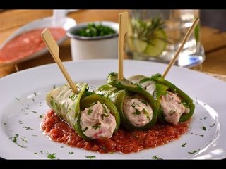 Taquitos de Nopal Rellenos de Requesón| Taquitos SIN TORTILLA