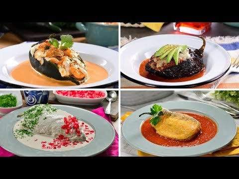 4 Deliciosas Recetas de Chiles Rellenos