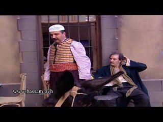 باب الحارة - اعتبر الحمار مثل اخوك ... معقول الحمار يبقى على باب القهوة - وفيق الزعيم