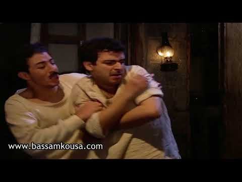 باب الحارة - الادعشري راجع سكران و عم يحاكي و يدلل الحمار !!! بسام كوسا