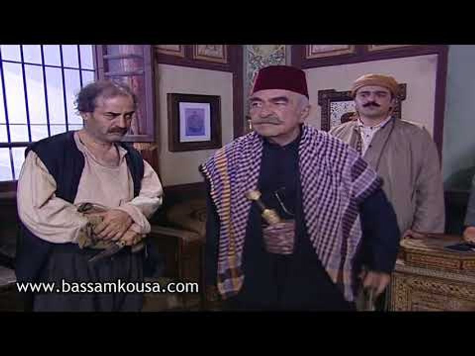 باب الحارة - الزعيم ابو صالح يمنع ابو النار من دخول الحارة ..  بسام كوسا و عباس النوري