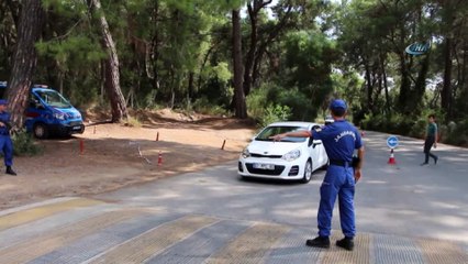 Antalya’da jandarma İçişleri Bakanının sözleri ile harekete geçti
