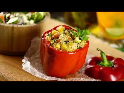 Pimientos Rellenos de Quinoa