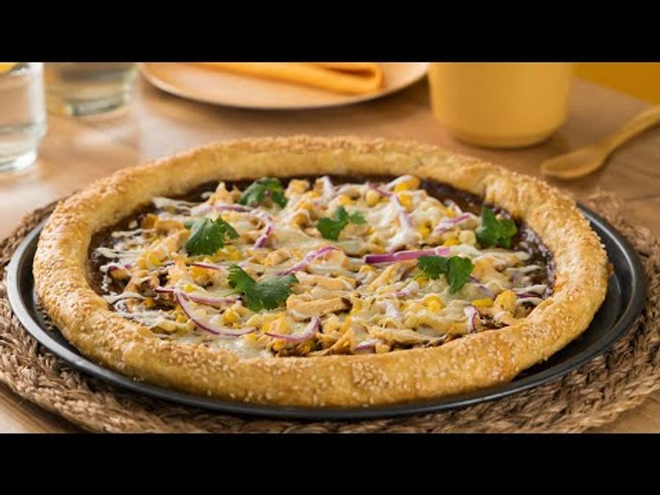 Pizza de Pollo con Mole