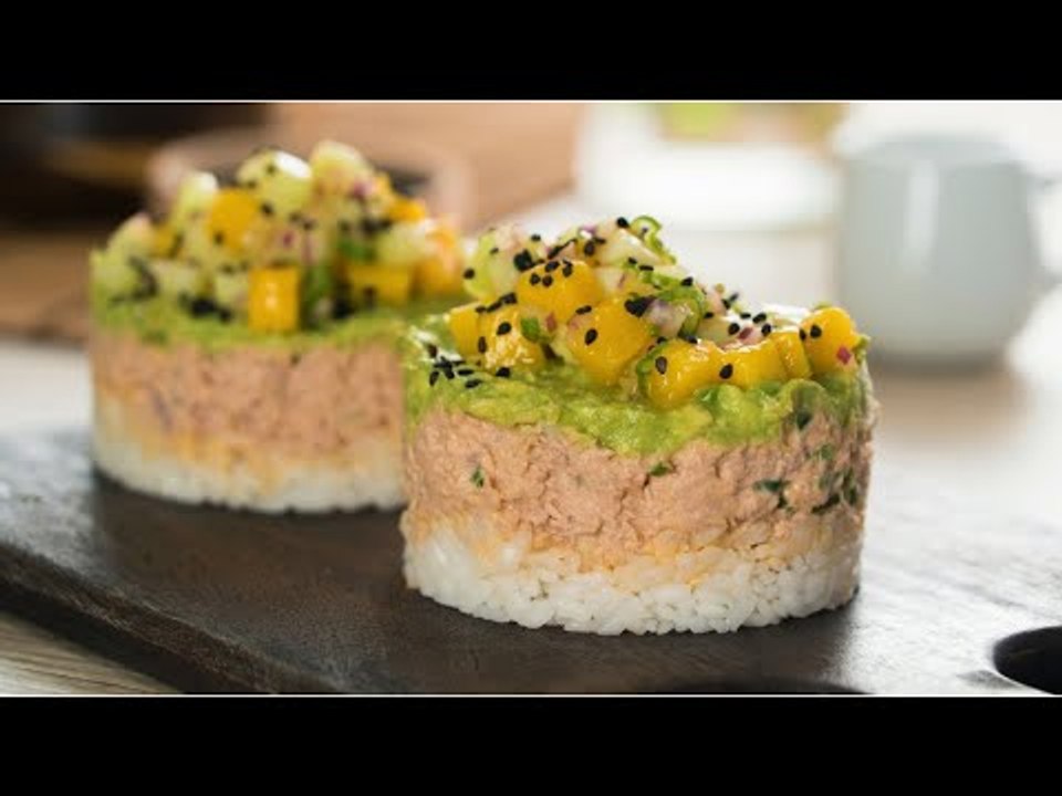 Timbal de Sushi de Atún