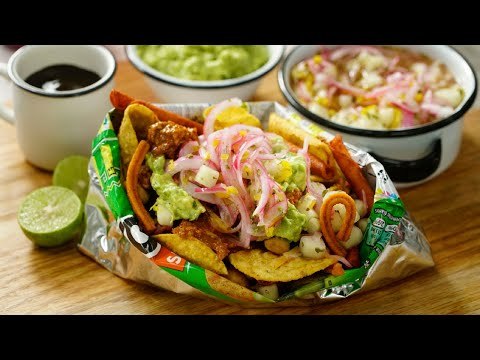 Papas Locas con Cochinita