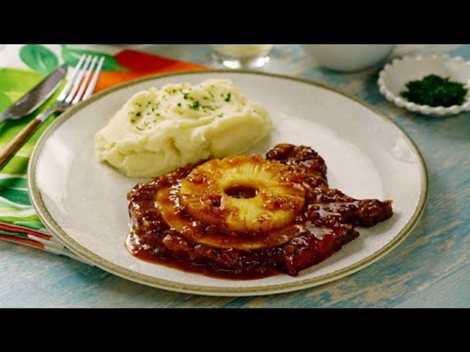 Chuletas a la Hawaiana