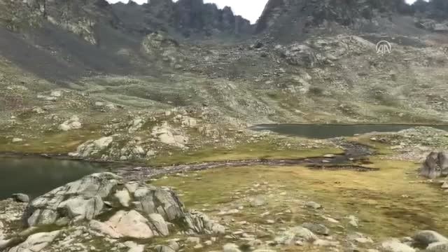 Kaçkar Dağları'na Mevsimin İlk Karı Yağdı