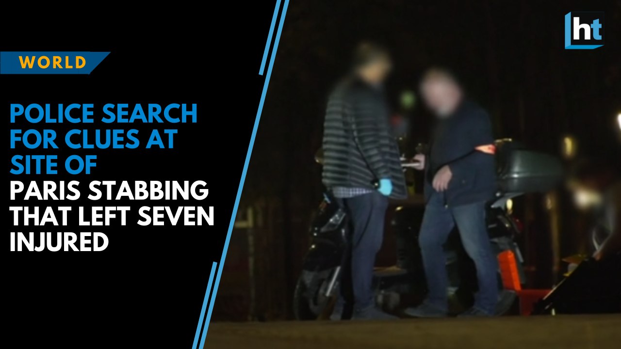 Police search for clues at site of Paris stabbing that left seven injured