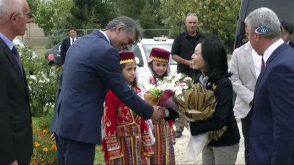 Prenses Akiko Kırşehir'de müze alanında incelemelerde bulundu