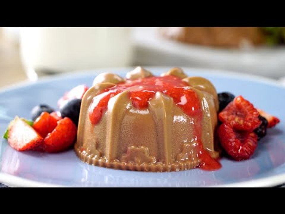 Panna Cotta Ligera de Chocolate