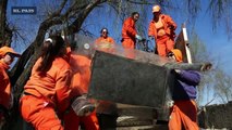 Isla de Gaspar, el asentamiento más antiguo de Montevideo, llegó a su fin. Los últimos vecinos abandonaron ayer sus casas y se mudaron a las nuevas viviendas. E