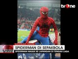 Spiderman Hebohkan Laga ManCity vs Sunderland