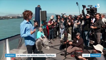 Pollution : le bateau qui nettoie l'océan Pacifique
