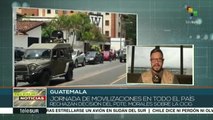 Diversos sectores guatemaltecos protestarán esta semana en el país
