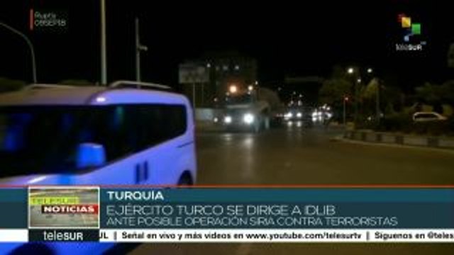 Canciller turco confirma el envío de tropas a su frontera con Idlib