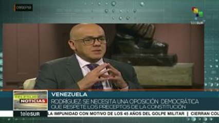 Viceministro de Comunicación: Venezuela necesita oposición democrática
