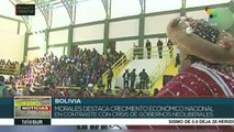 Afirma pdte. boliviano que su modelo económico es referencia regional