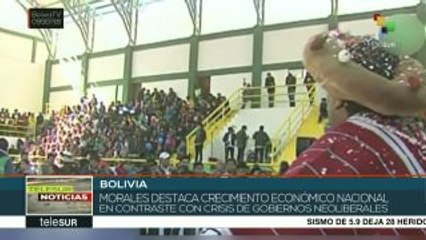 Afirma pdte. boliviano que su modelo económico es referencia regional