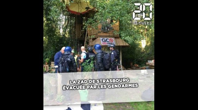 La ZAD de Strasbourg évacuée par les gendarmes