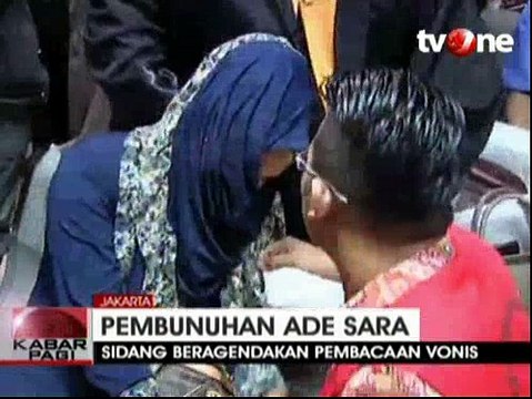 Pembunuh Ade Sara Divonis 20 Tahun Penjara
