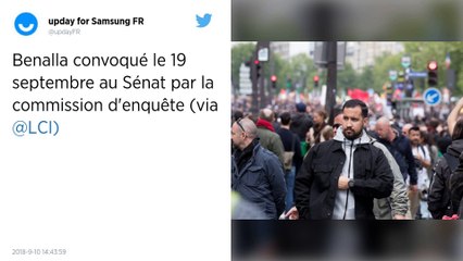 Benalla convoqué mercredi 19 septembre par la commission d’enquête du Sénat.