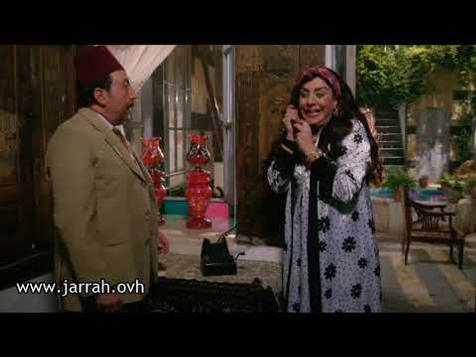 باب الحارة - أبو بدر وفوزية و التلفون .. ليكون اخرس وما بيحكي !! محمد خير جراح و شكران مرتجي