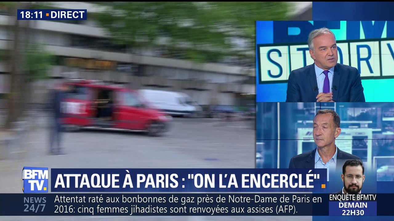 Attaque au couteau à Paris: l'assaillant a été maîtrisé et désarmé par des témoins (2/2)
