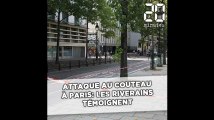 Attaque au couteau à Paris: Les riverains témoignent