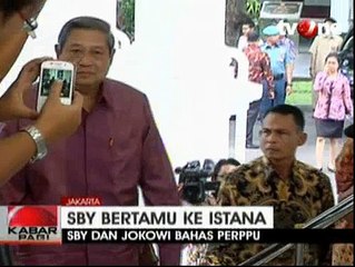 SBY Bertemu Jokowi Bahas Perpu Pilkada Langsung